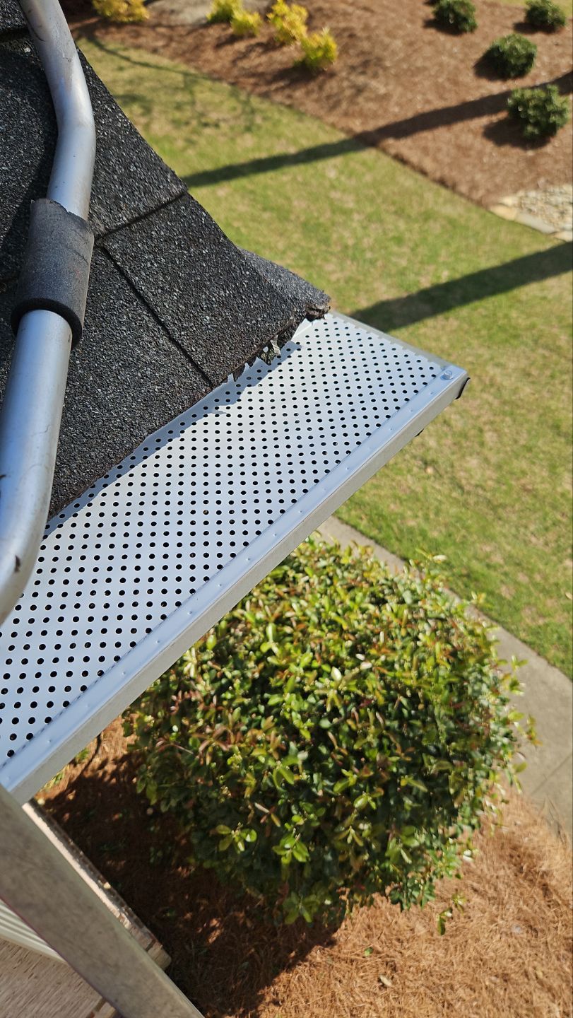 Roof Repair with PermaBoots, Gutter Installation, Cleaning, using 6" Seamless Gutters and Leaf Filter Guards by Indigo State Roofing
