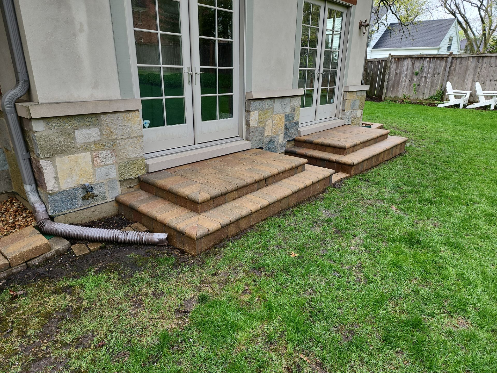 bluestone using Algaecide, soft wash soap by Northern Power Washing LLC.