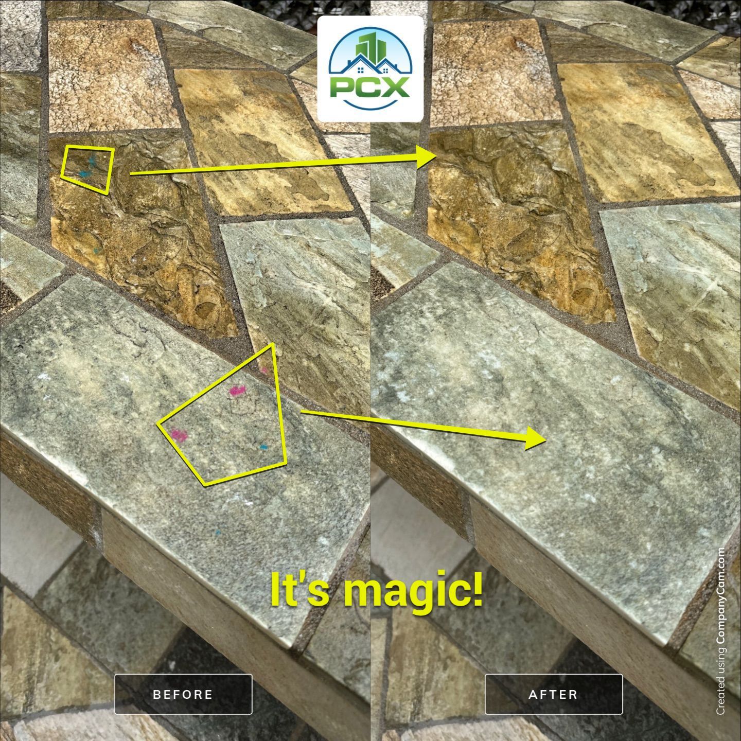 No chemical pressure wash by Property Cleaning Experts