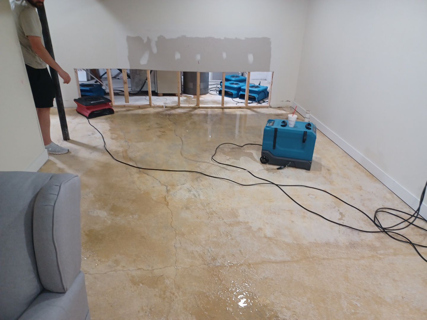 Project in Chesterfield by EzDry Water Mitigation & Property Restoration
