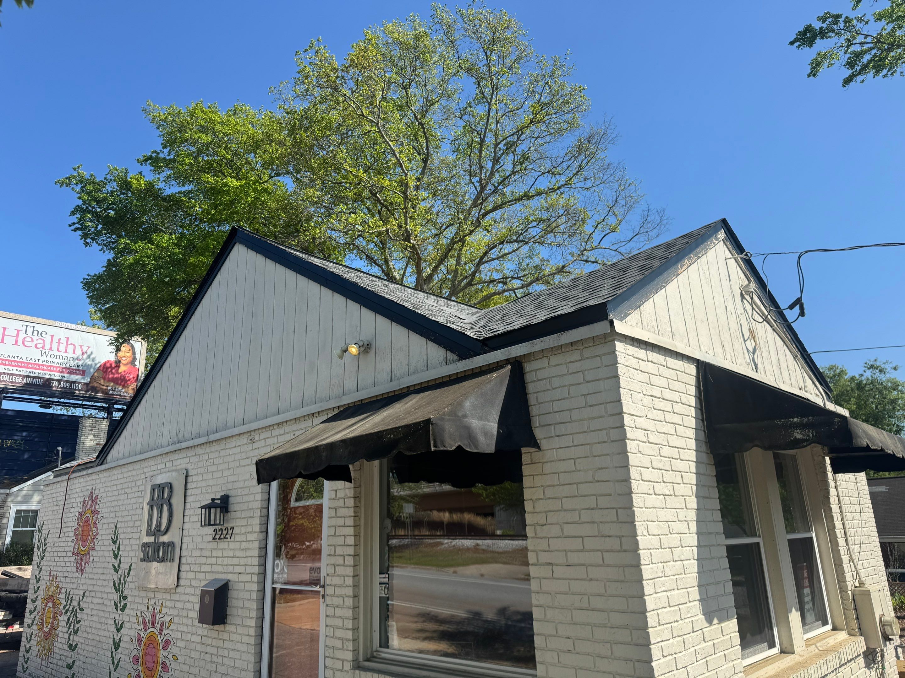 Commercial Roofing Installation using GAF HDZ Architectural Asphalt Shingles | Kirkwood, Atlanta, GA by Mosaic Roofing Company