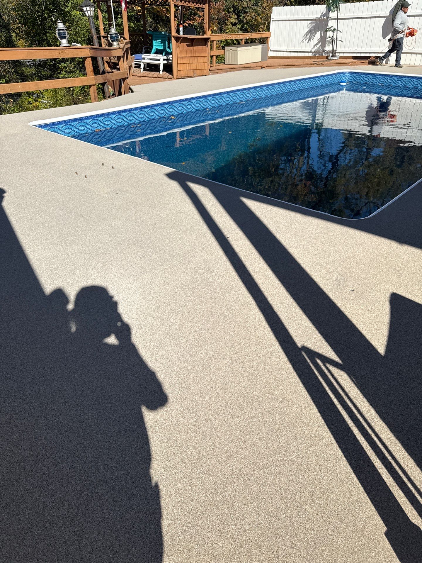 Davenport Pool Deck Project in McKees Rocks by Floors in a Day, Inc