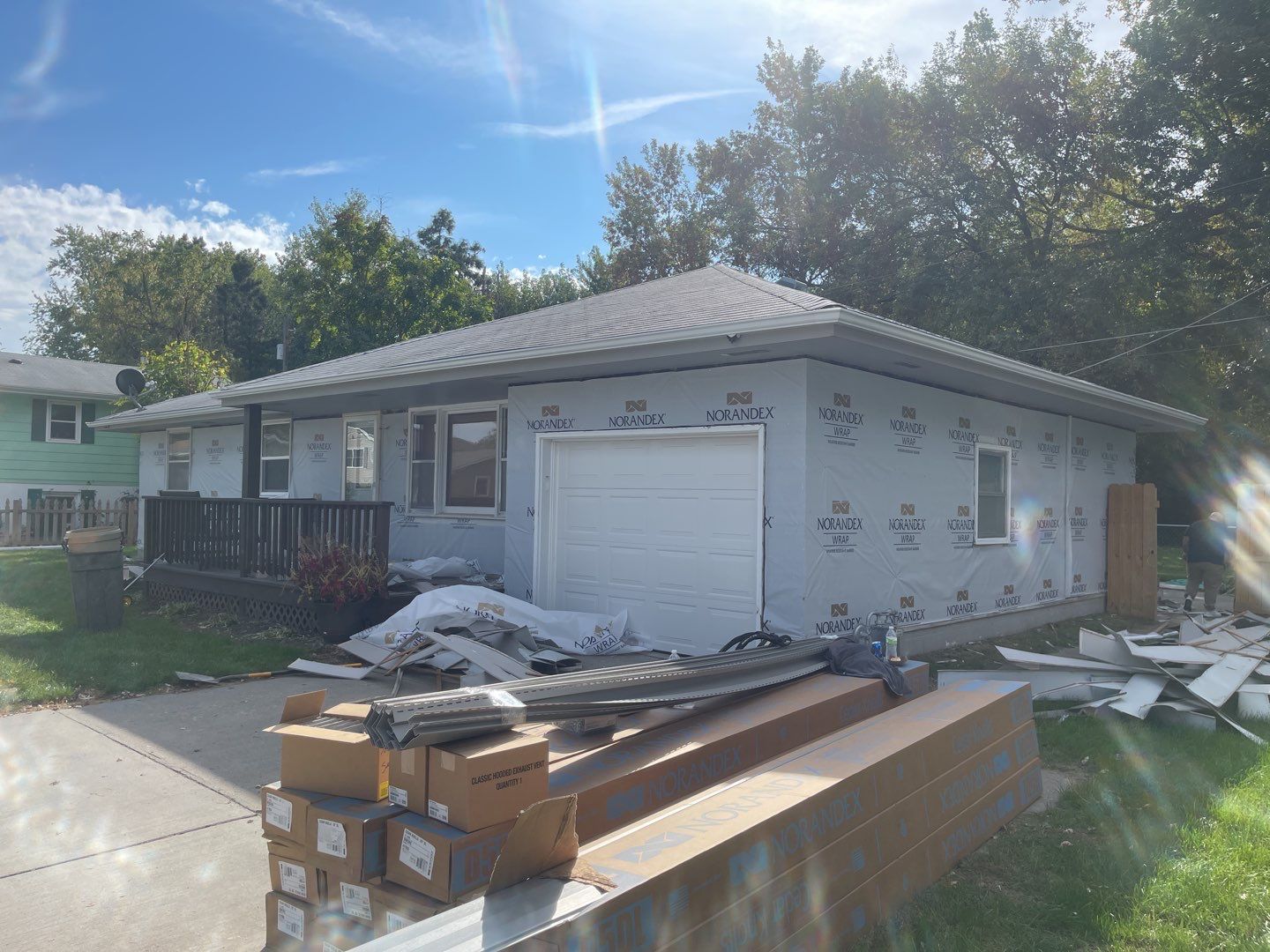 Residential Roof, Siding and Gutters using IKO Dynasty Castle Grey by Lightning Exteriors