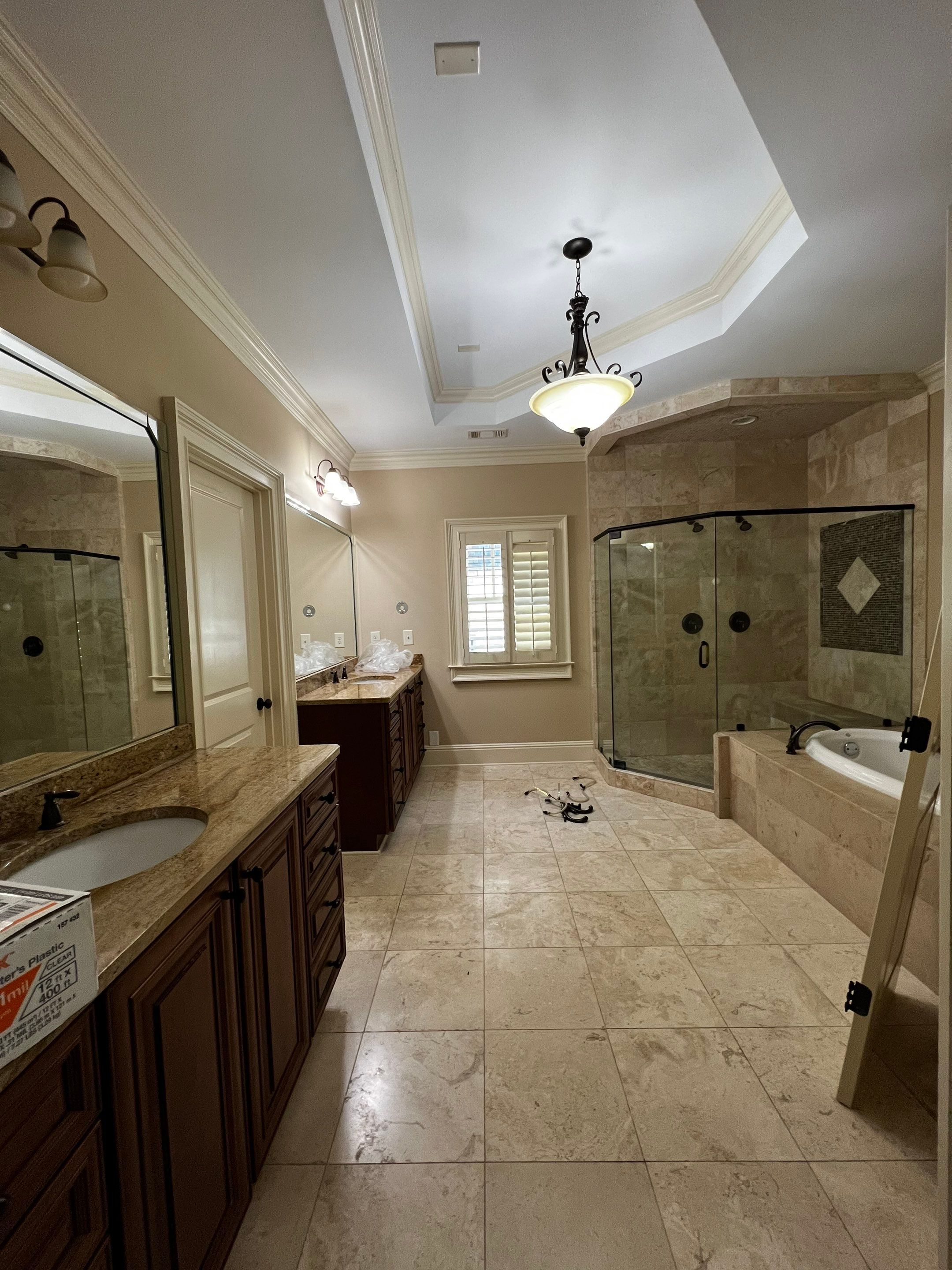 Modern Master Bathroom Renovation With Freestanding Tub in Smyrna by Swift Home Renovations 