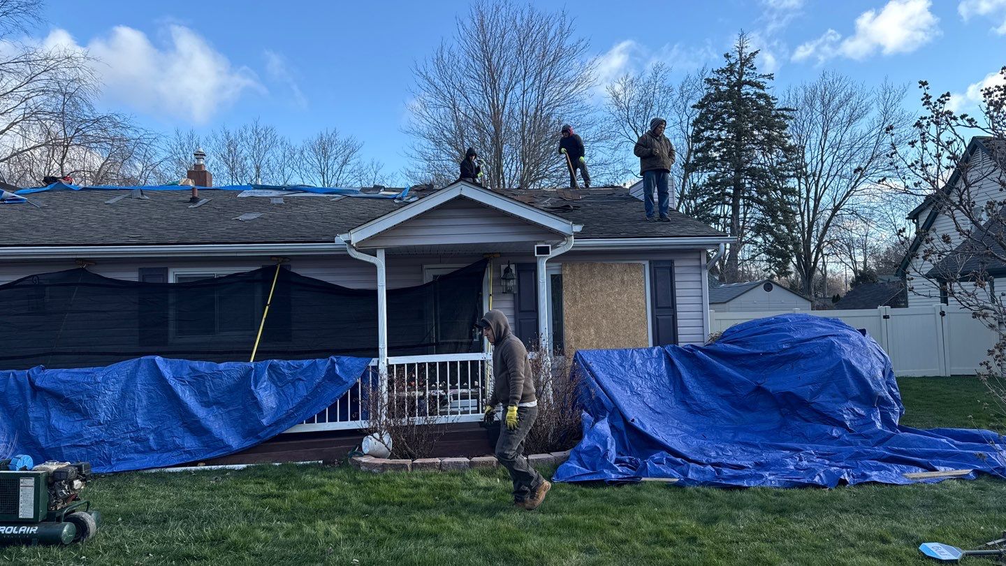 Roof Replacement using CertainTeed Landmark Pewter by 180 Contractors