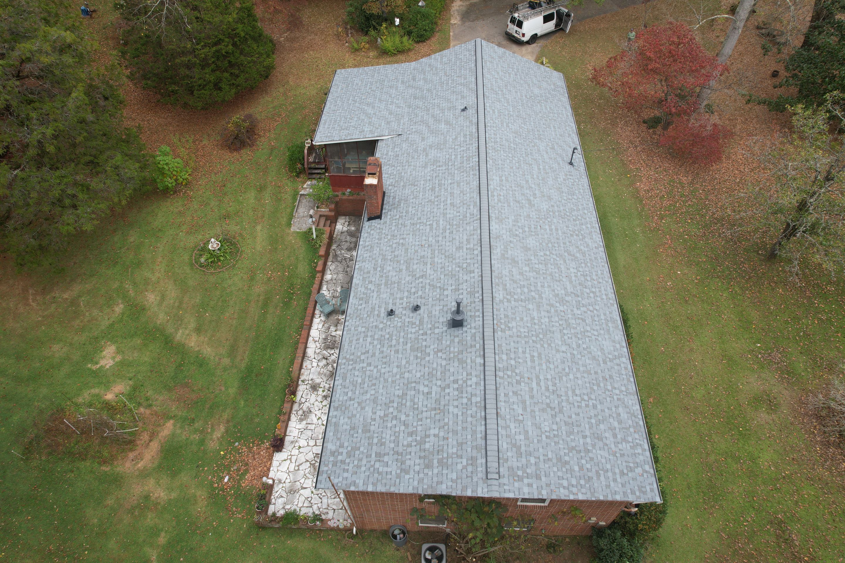 Residential Roof Replacement using Owens Corning Quary Gray by Inspector Roofing and Restoration