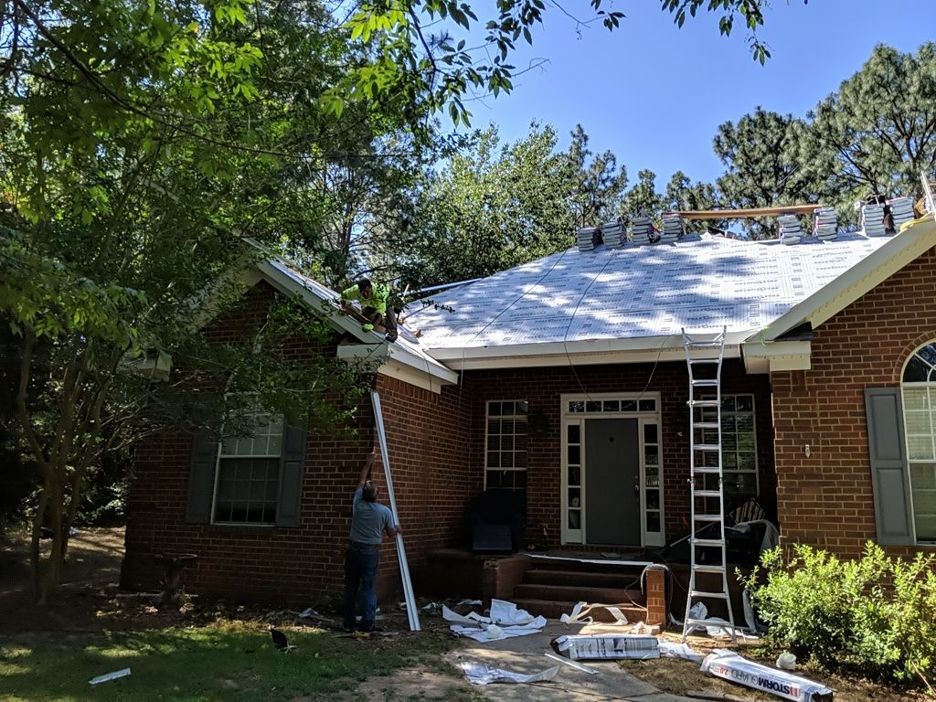 Residential Roofing Installation using Roof Replacement by American Roofing & Construction LLC
