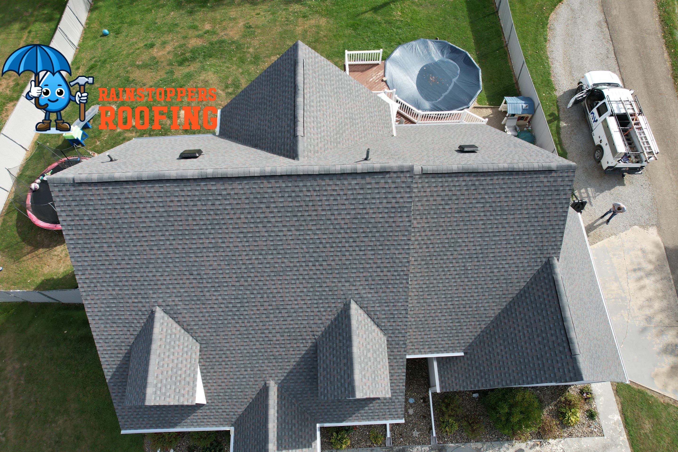 Residential Roofing Installation by Rainstoppers Roofing