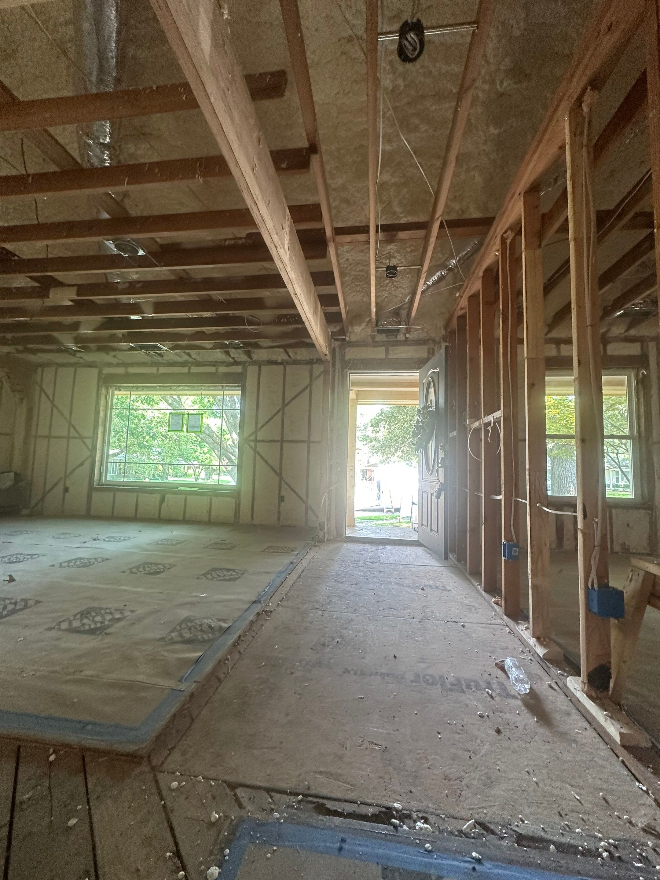 Full encapsulation open cell foam  by Apex Insulation Solutions