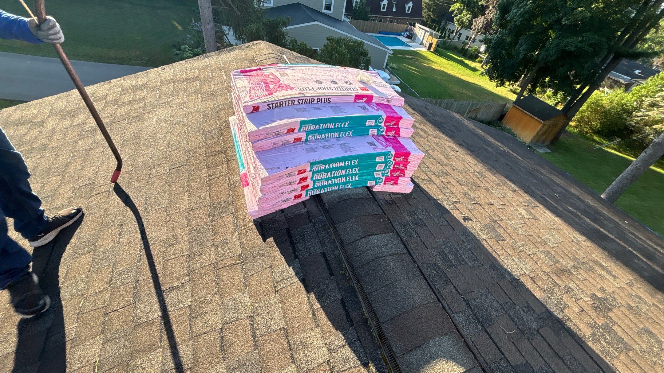 Roof Replacement using Owens Corning Onyx Black by 180 Contractors