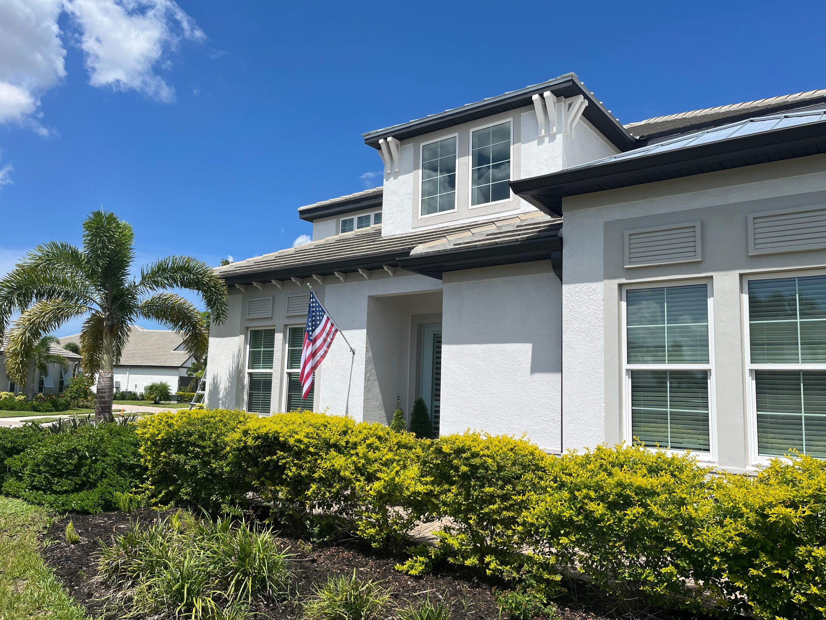 Bronze 7inch Gutter Installation in Sarasota FL by Gutter Professors