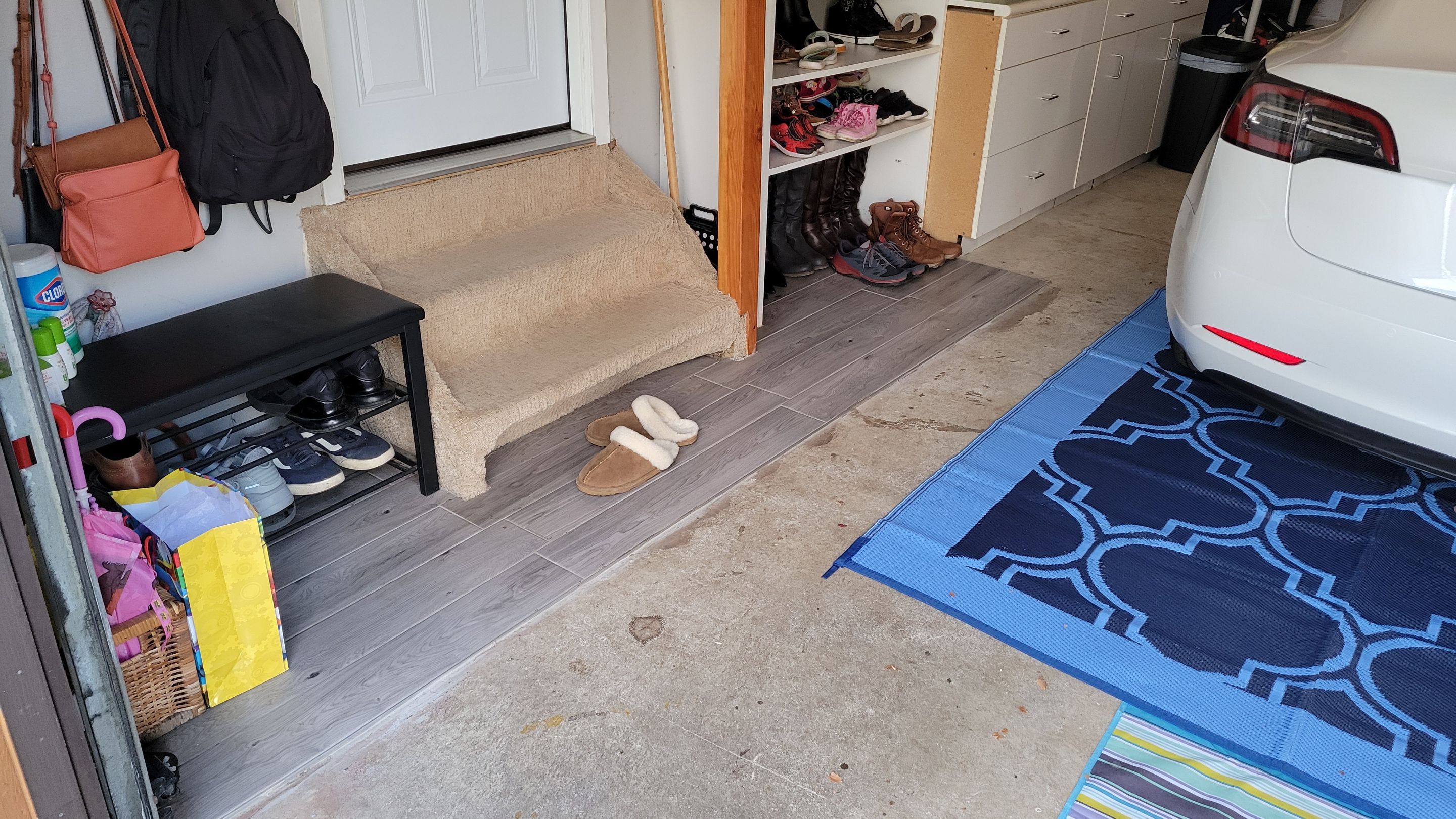Garage Floor in Domino by Spectrum Painting, LLC