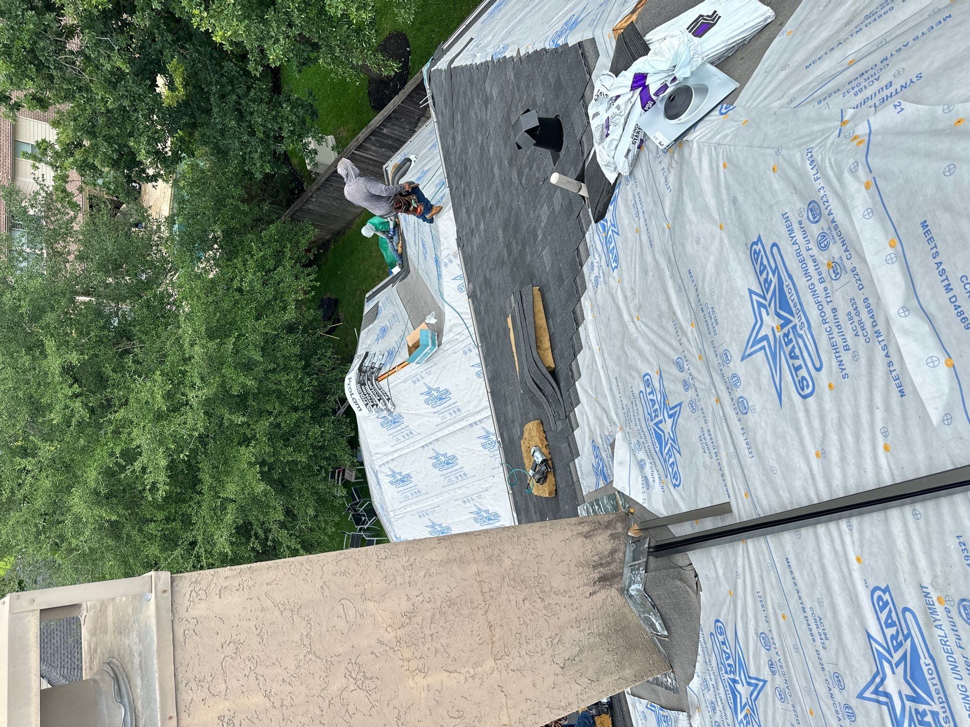 Project in Spring by Motion Roofing