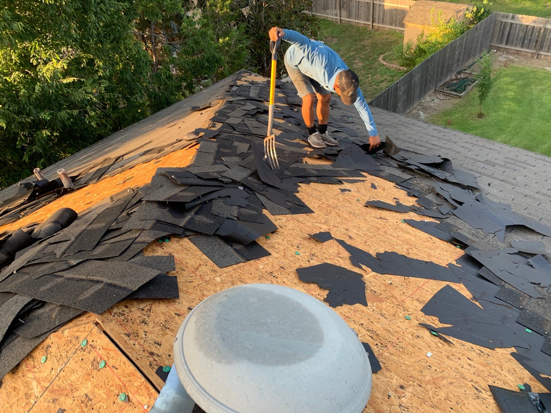 GAF Timberline HDZ Roofing Replacement and Fascia Restoration in Round Rock by Caliber Restoration LLC