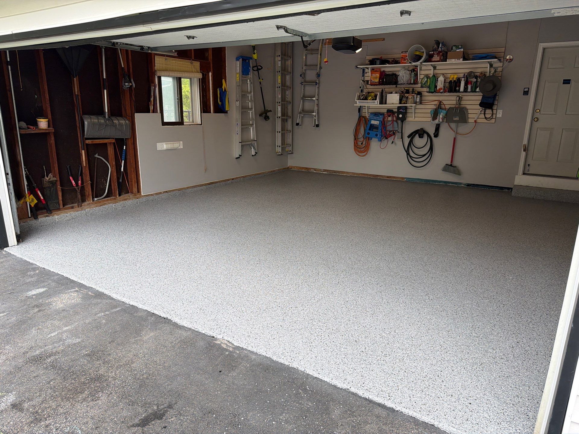 Vintage Silverado Garage Coating by NG Masonry & Construction LLC
