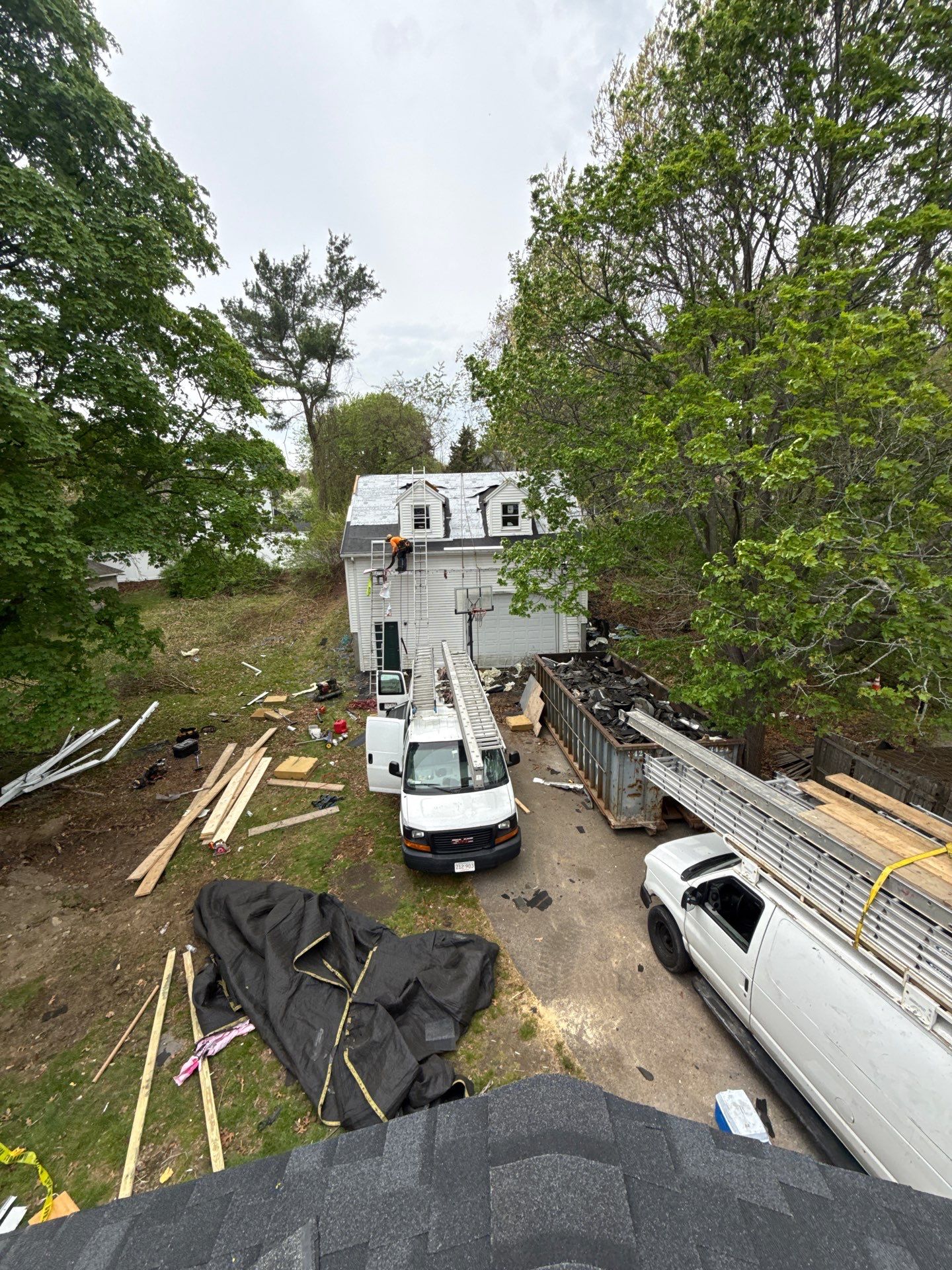 Two-Structure Roof Replacement – Owens Corning Duration, Onyx Black by JOHNNYS PRO