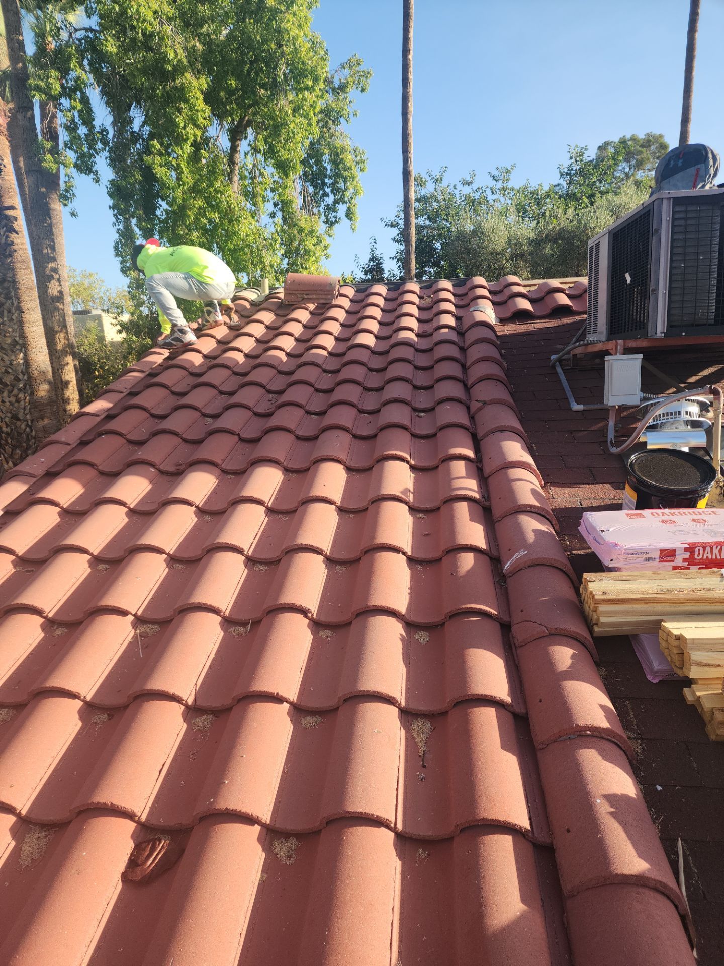 Spanish Red Concrete Tile by Reimagine Roofing