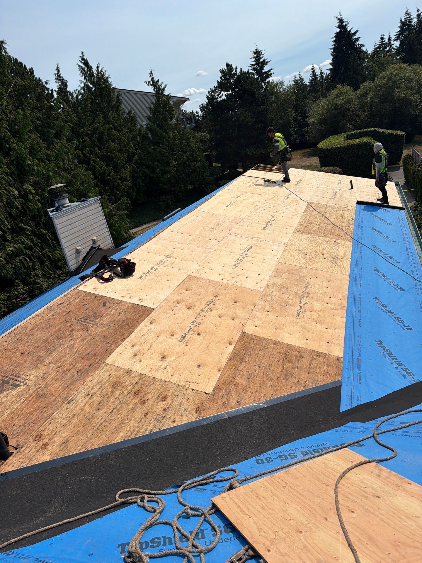 Residential Roofing Installation using GAF HDZ Shingles by Roofing Formula LLC