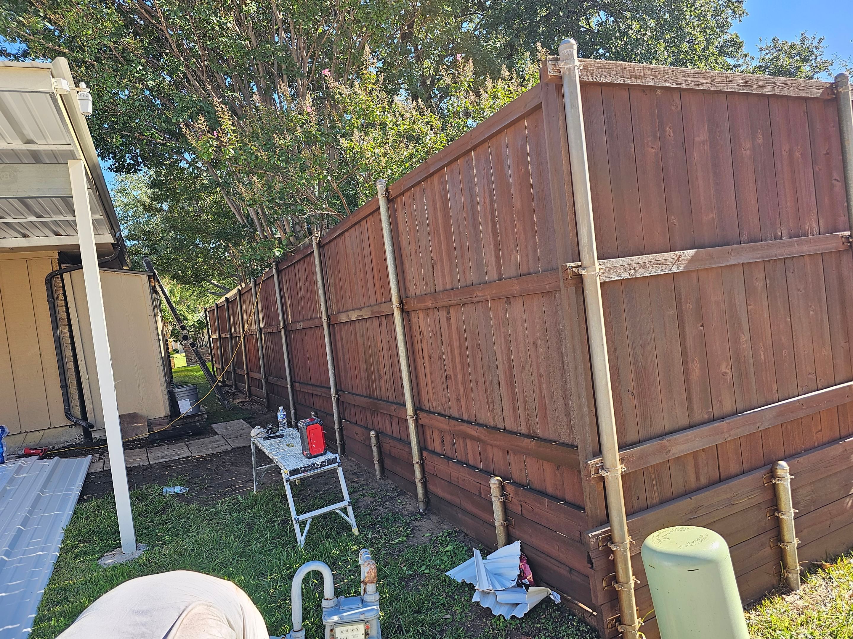 Roof replacement, popcorn removal, fence stain & paint by EL-GC LLC 