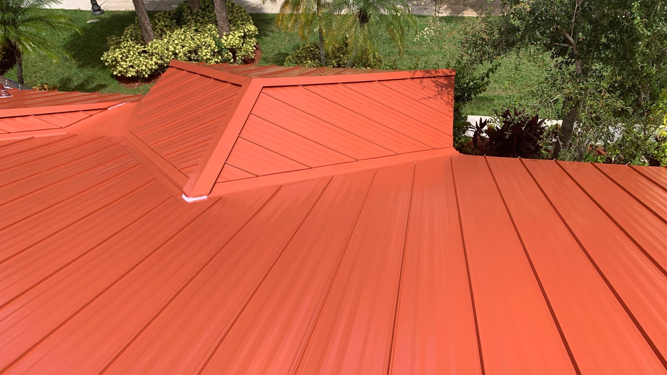 Residential Roofing Installation using 1" Nail strip metal roof by BLUES BROTHERS ROOFING