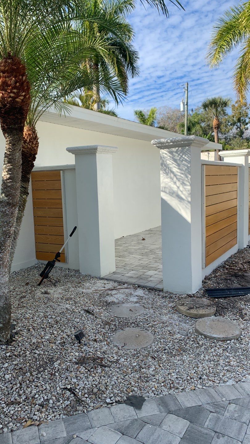 Sarasota, FL 6ft. Tall Custom Modern Aluminum Gates  by Asap fence and gates, LLC