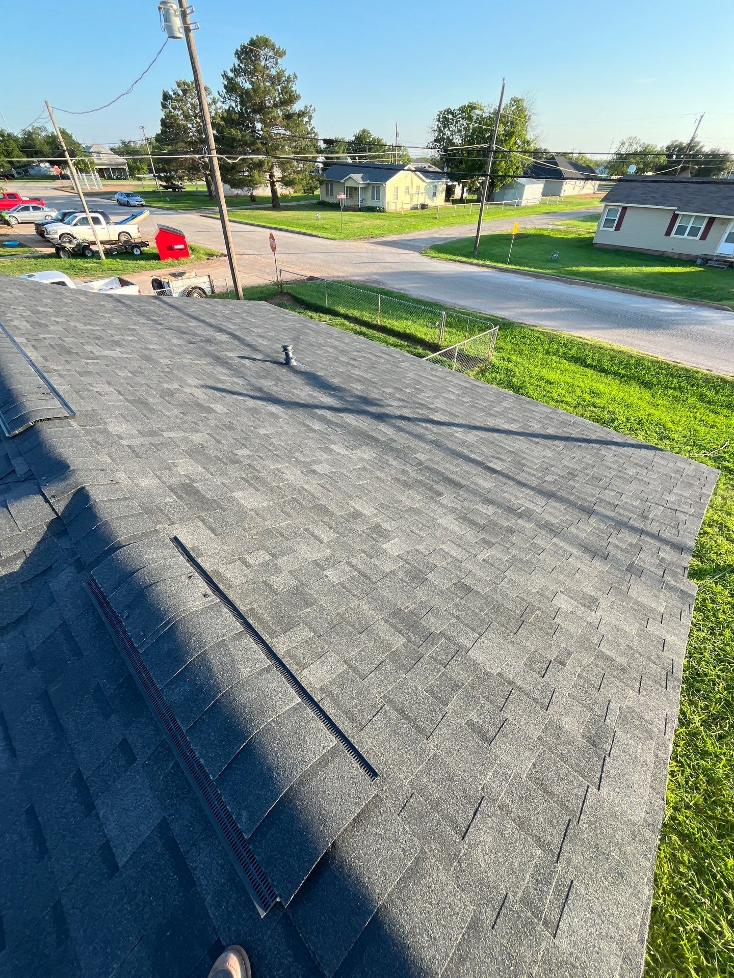 Reroof with Full Redeck by Berry Good Roofing 