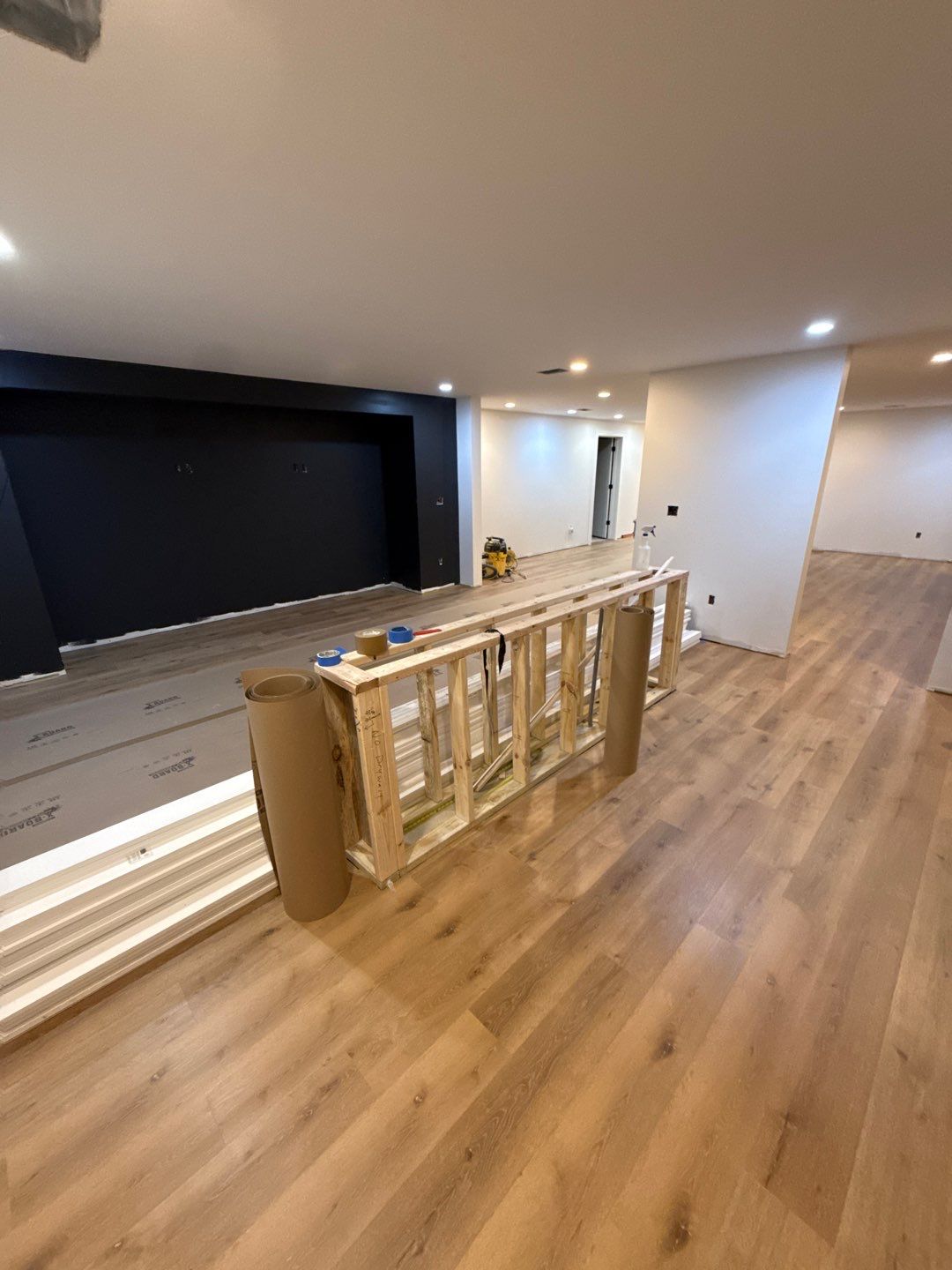 Basement Finishing Project with Home Gym and Sauna in Prospect by Authentic Carpentry