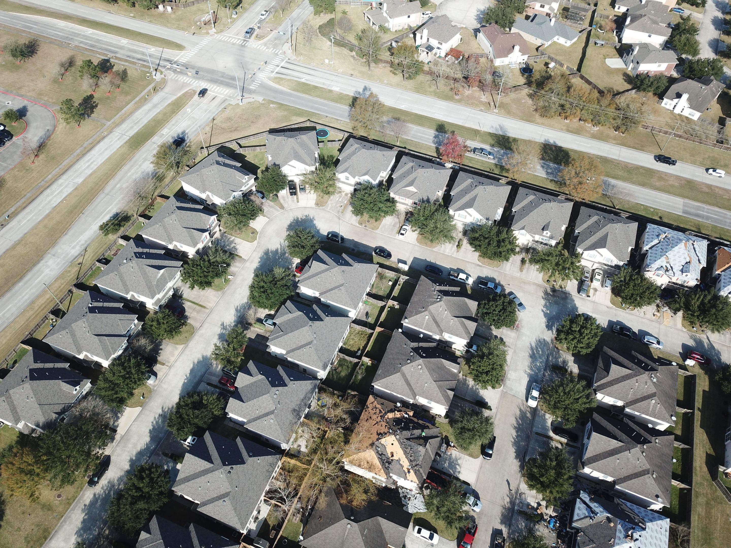 Townhome Community by STX Roofing