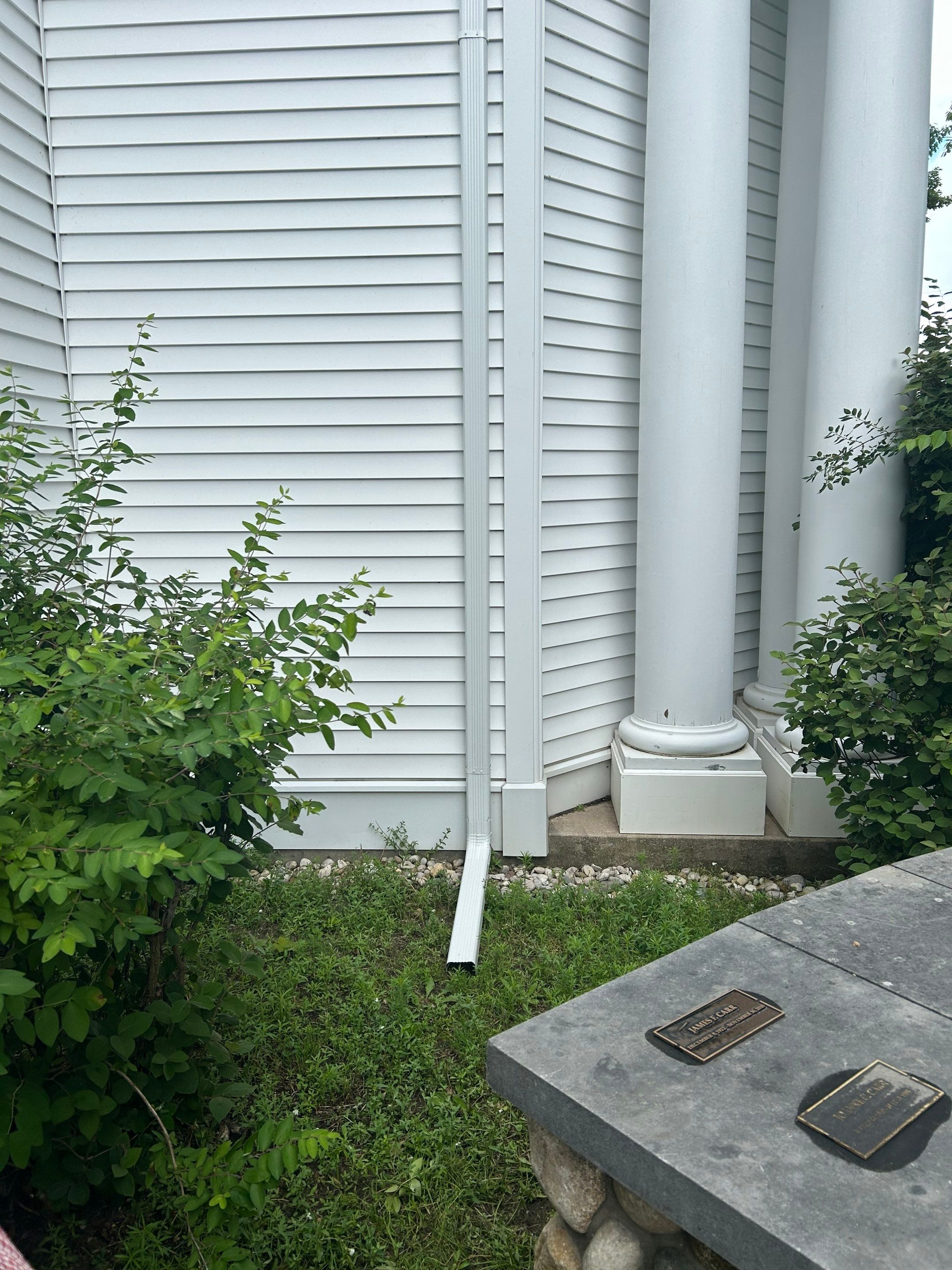 Gutter and Gutter Screen Installation for Harbor Springs Church by Rainbow Seamless Systems