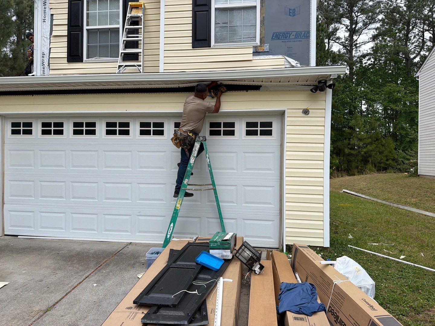 Roof and siding replacement by hail and wind damage by Just Brilliant Restoration JBR