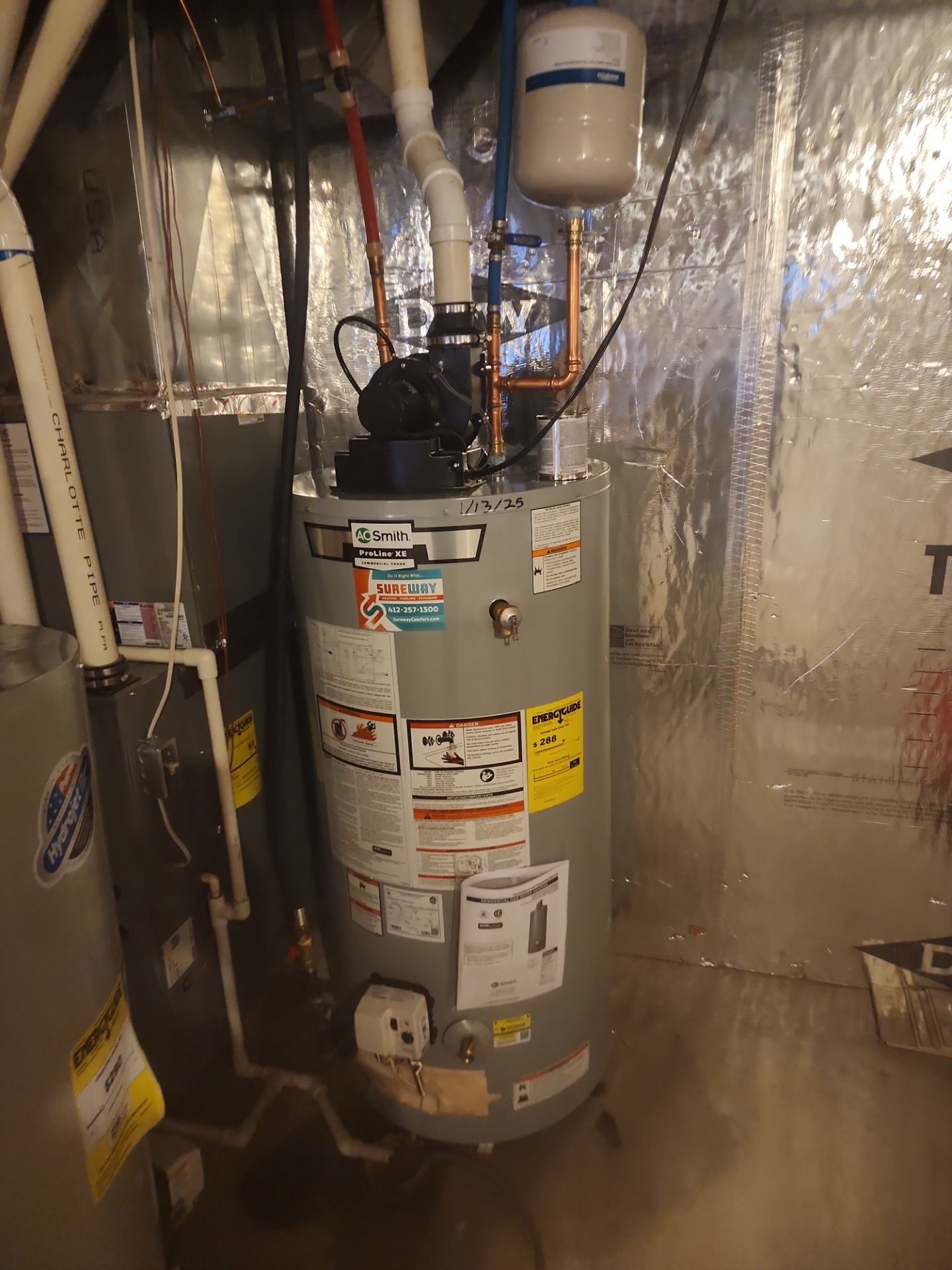 Working throughout the house in the bathrooms and basement.   by Sureway Comfort John Wilcox Plumbing Heating Cooling