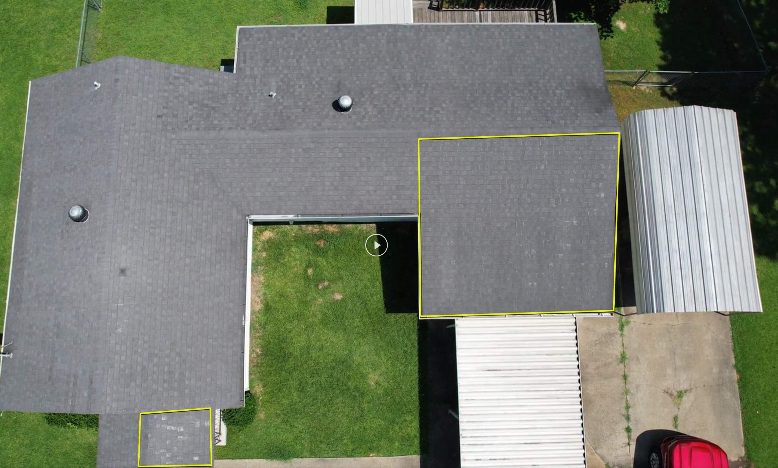 Residential Shingle Reroof using CertainTeed XT25: Moire Black by Hostetler Roofing