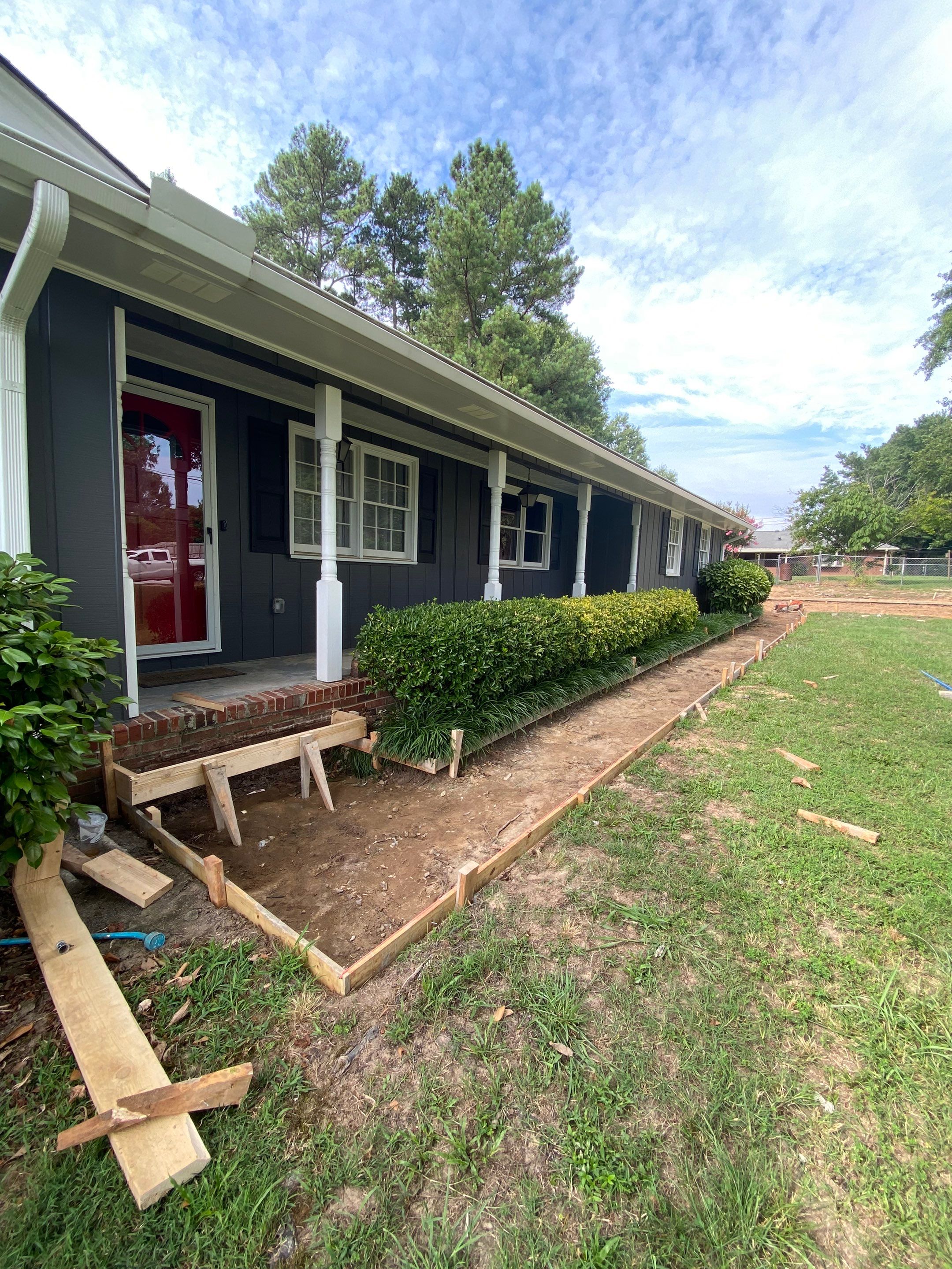 Driveway Replacement and New Concrete Walkway in Snellville by Swift Home Renovations 