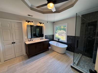 Master bathroom renovation