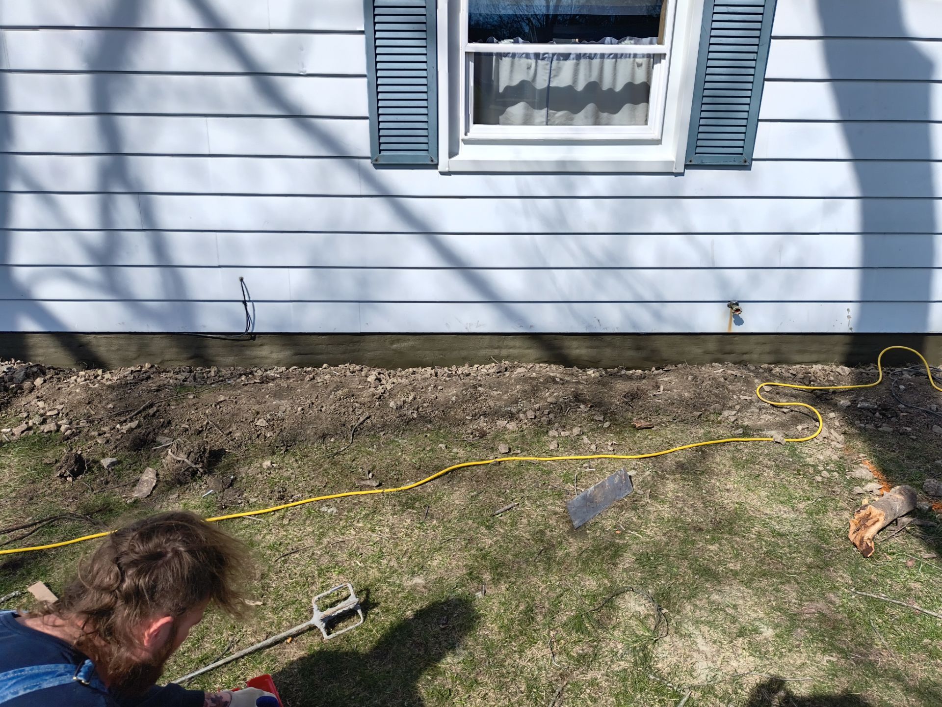 Helical Piers & Parge Coating by Toledo Basement Repair 