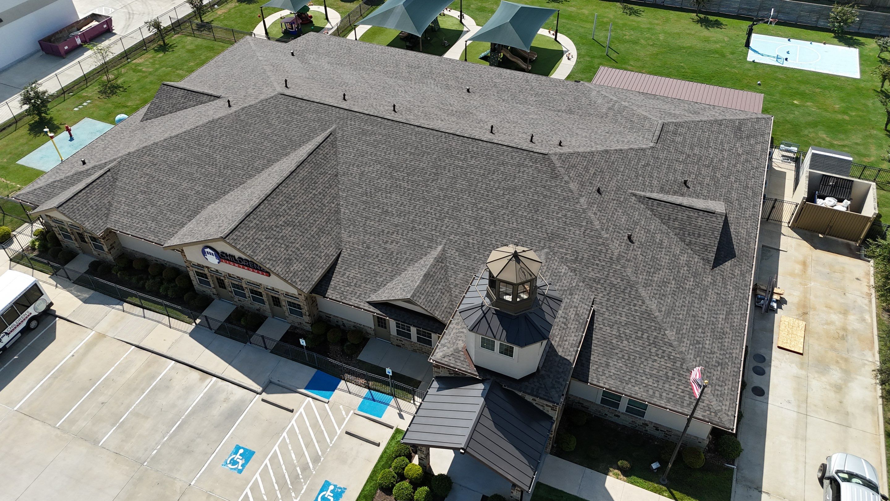 Roof Replacement on a Daycare! by Core Four Roofing