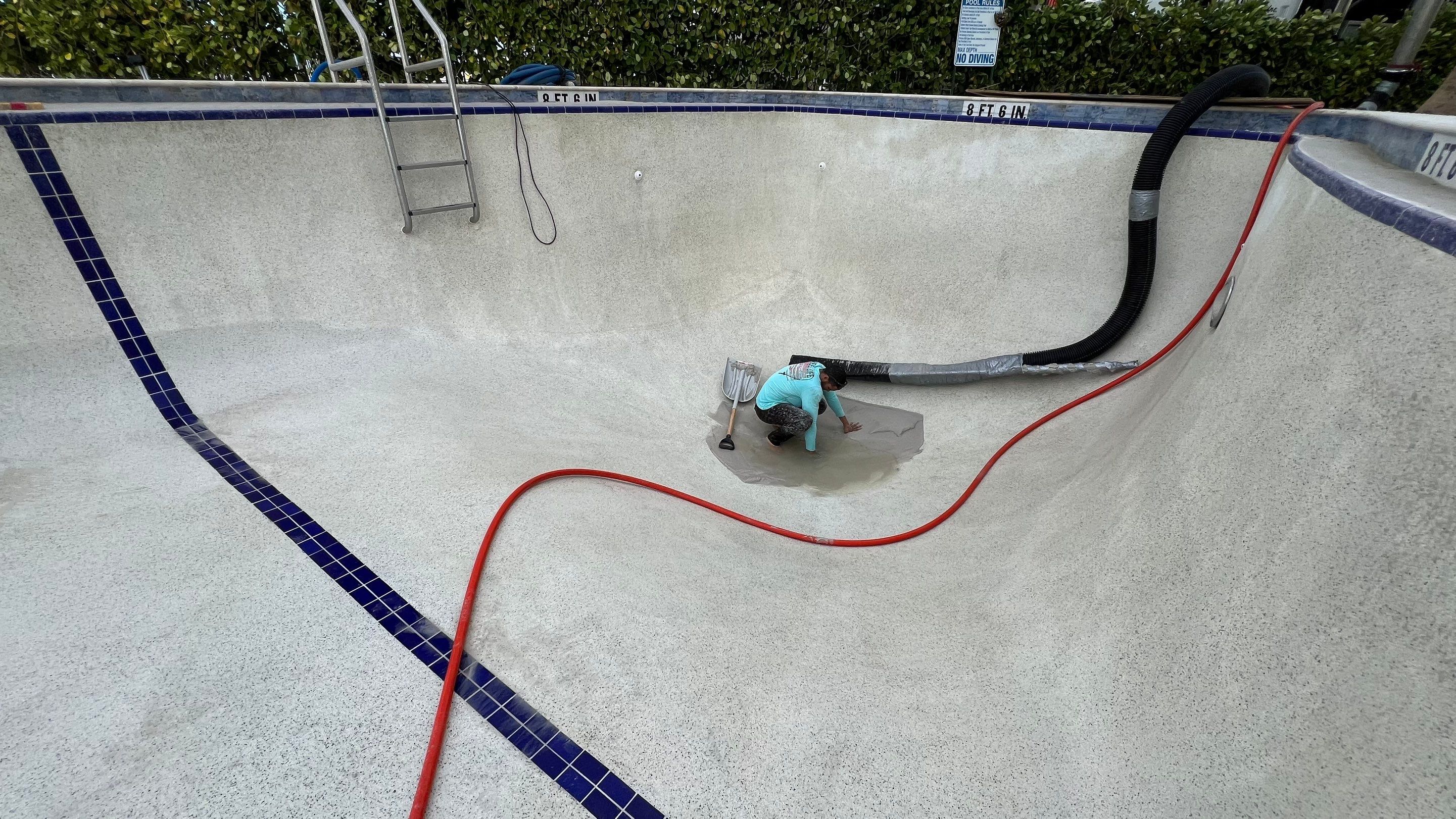Naples Condo Pool Cleanout by APS Power & Water