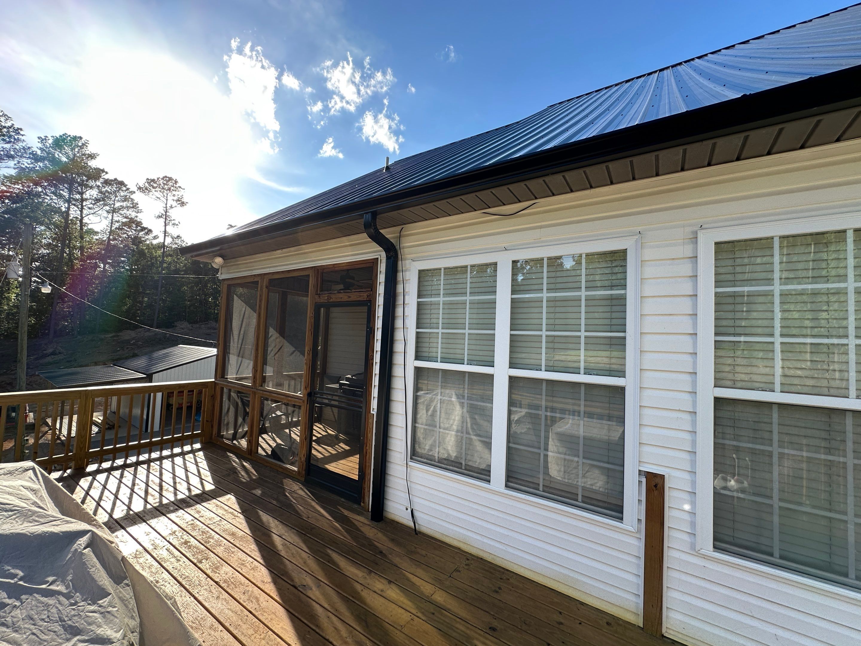 Metal Roof Replacement in Bessemer (Black) by The Roofing Dudes