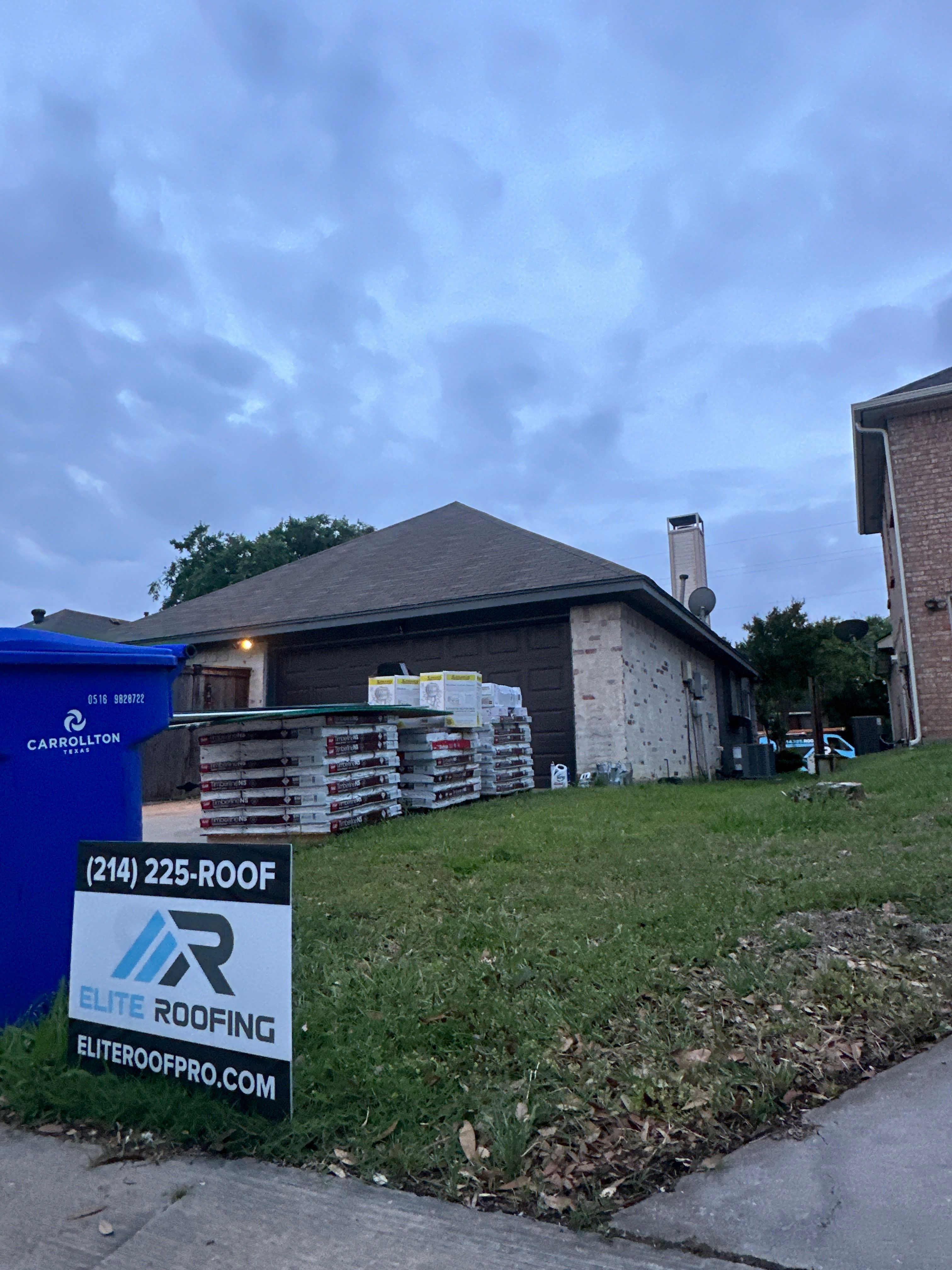 Residential Roof Replacement using GAF NATURAL SHADOW - CHARCOAL by Elite Roofing LLC