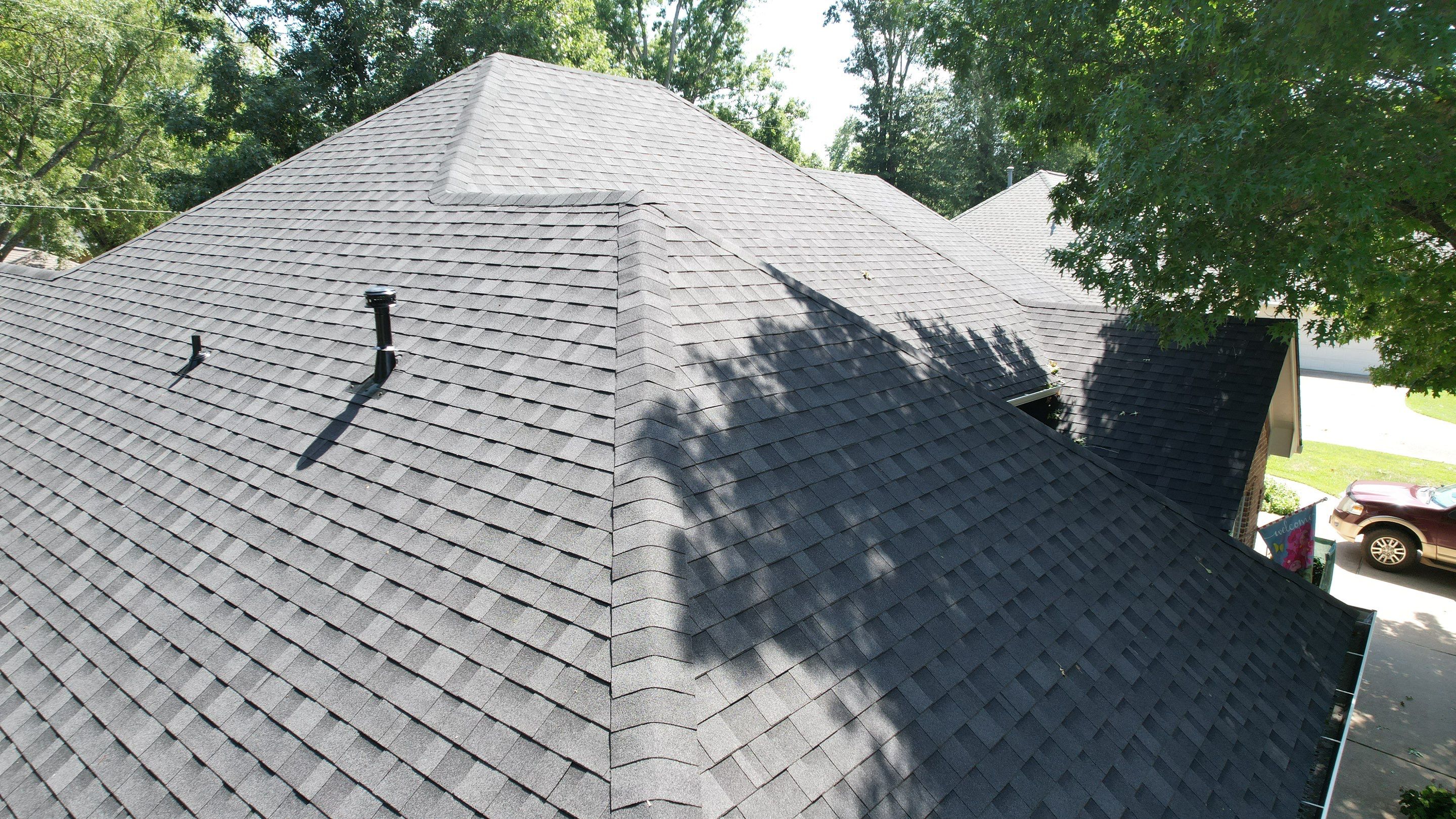 Residential Asphalt Shingle Roof Installation Following Tyler Hail Storm by Sky High Roofing