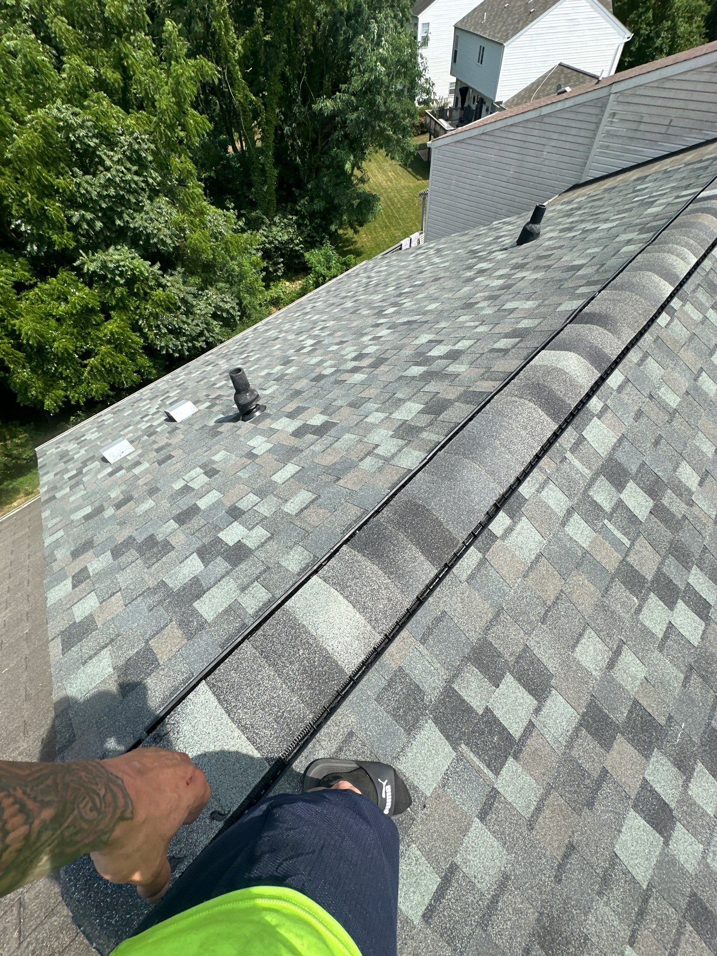 New Roof Install using Tamko Titan- Thunderstorm Grey in Chesapeake Beach, MD  by Storm Ready Exteriors