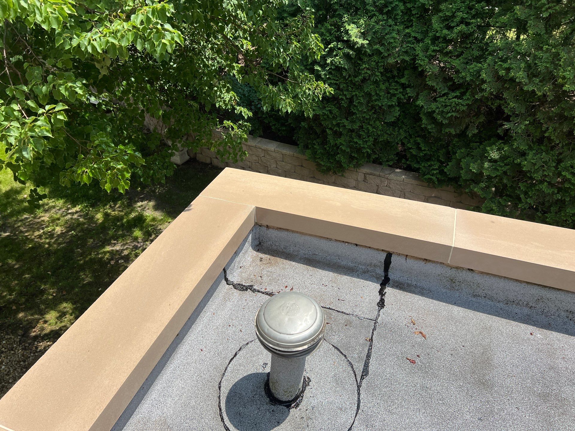 concrete cleaning using Algaecide, soft wash soap by Northern Power Washing LLC.