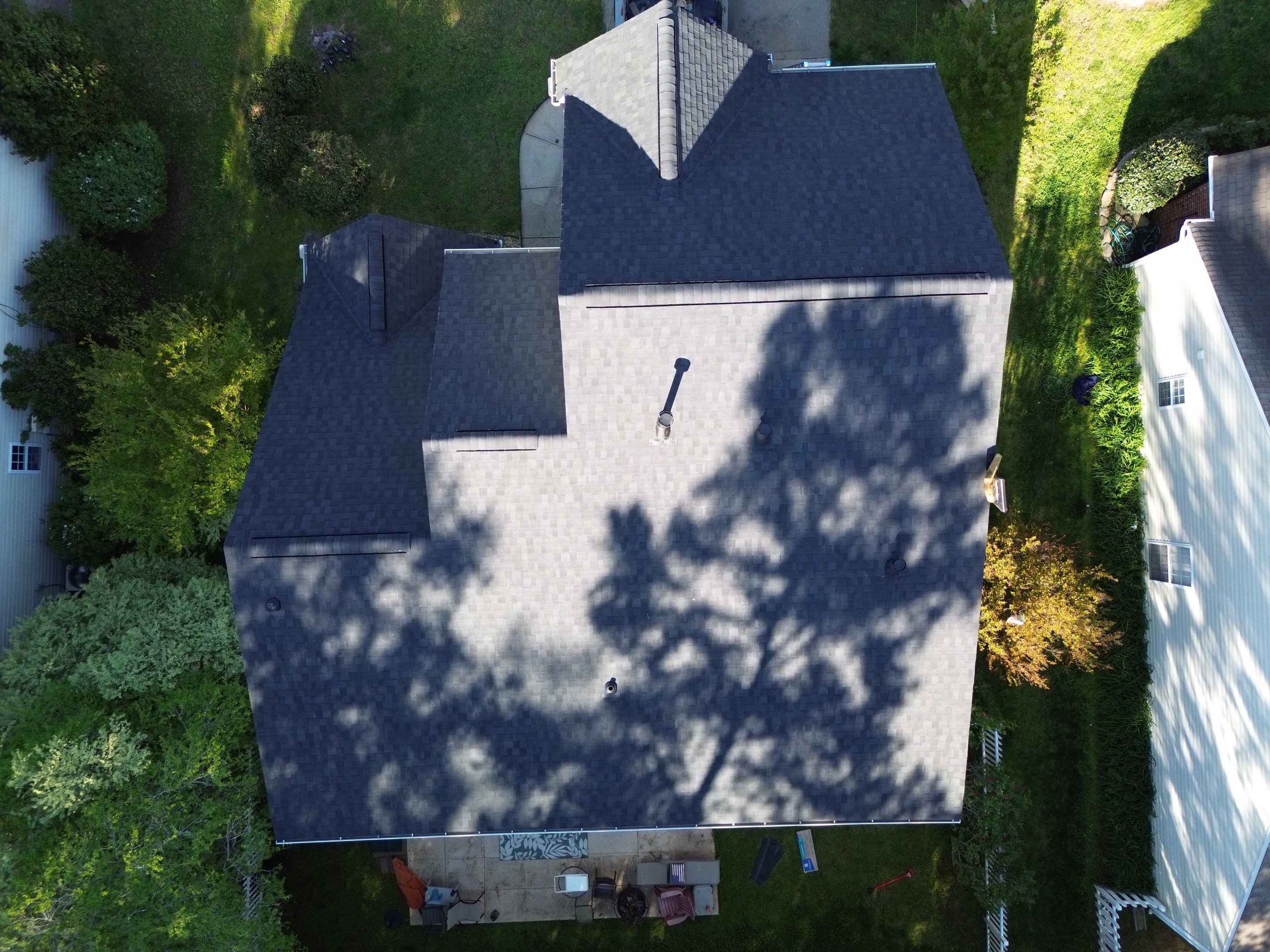 Roof and gutter replacement by hail and wind damage by Just Brilliant Restoration JBR