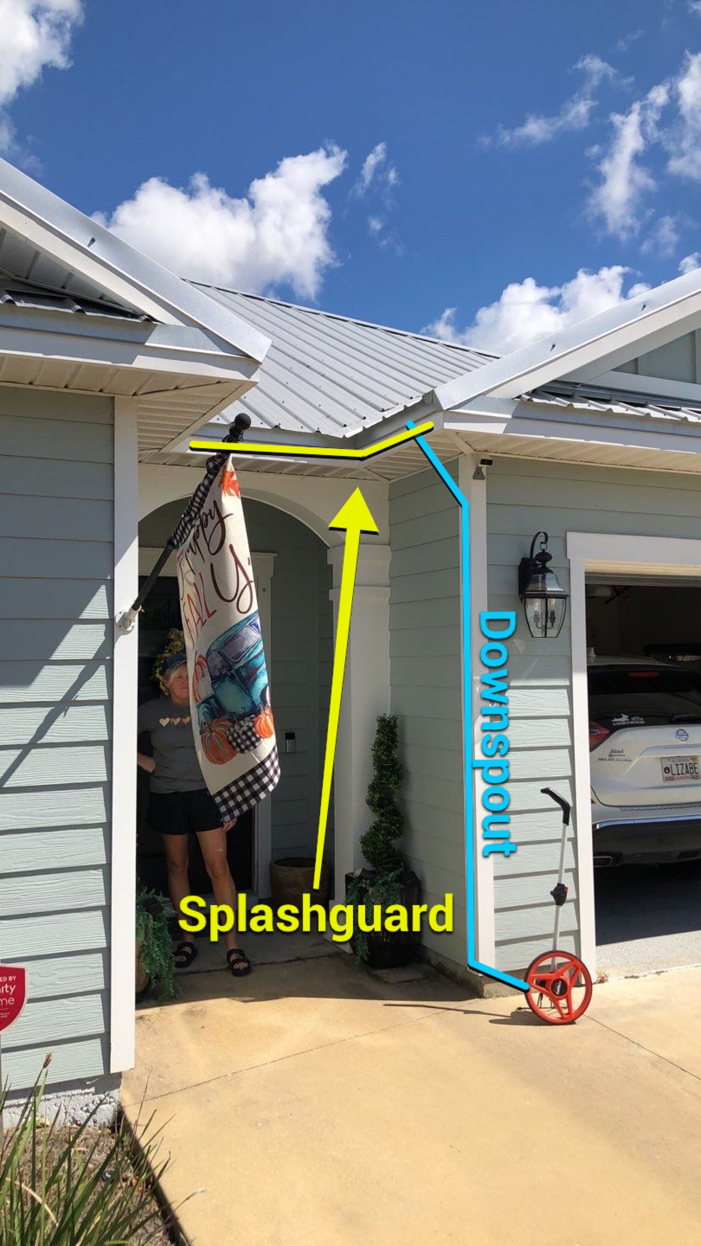 Seamless Gutter Installation using White K-Style Gutters by Gutter Professors