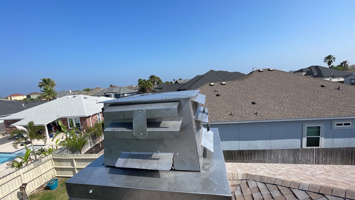 Chimney Cap Replacement With Stainless Steel by Lighthouse Roofing