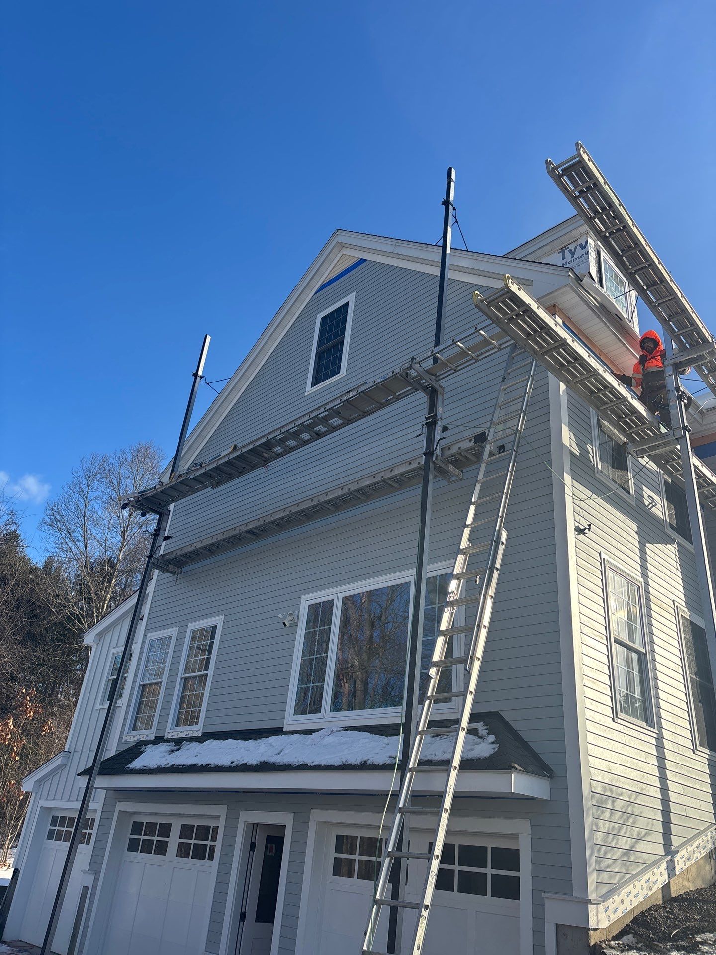Complete Home Renovation with James Hardie® Clapboard & Shake Siding and Custom PVC Trim by Sensible Home Solutions
