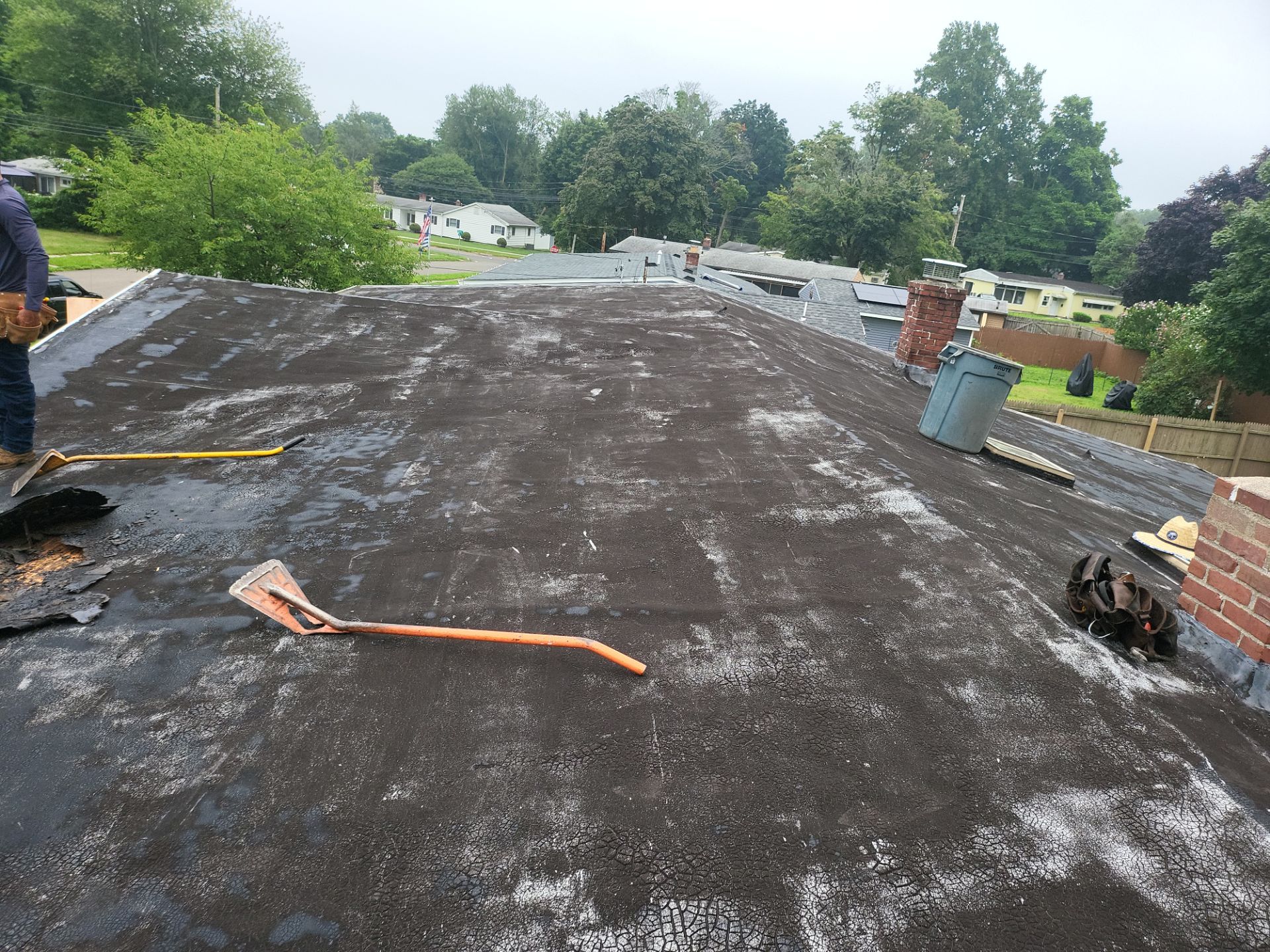 Residential Roofing Installation using Owens Corning TruDefinition Duration AR - Estate Gray by A Plus Exterior