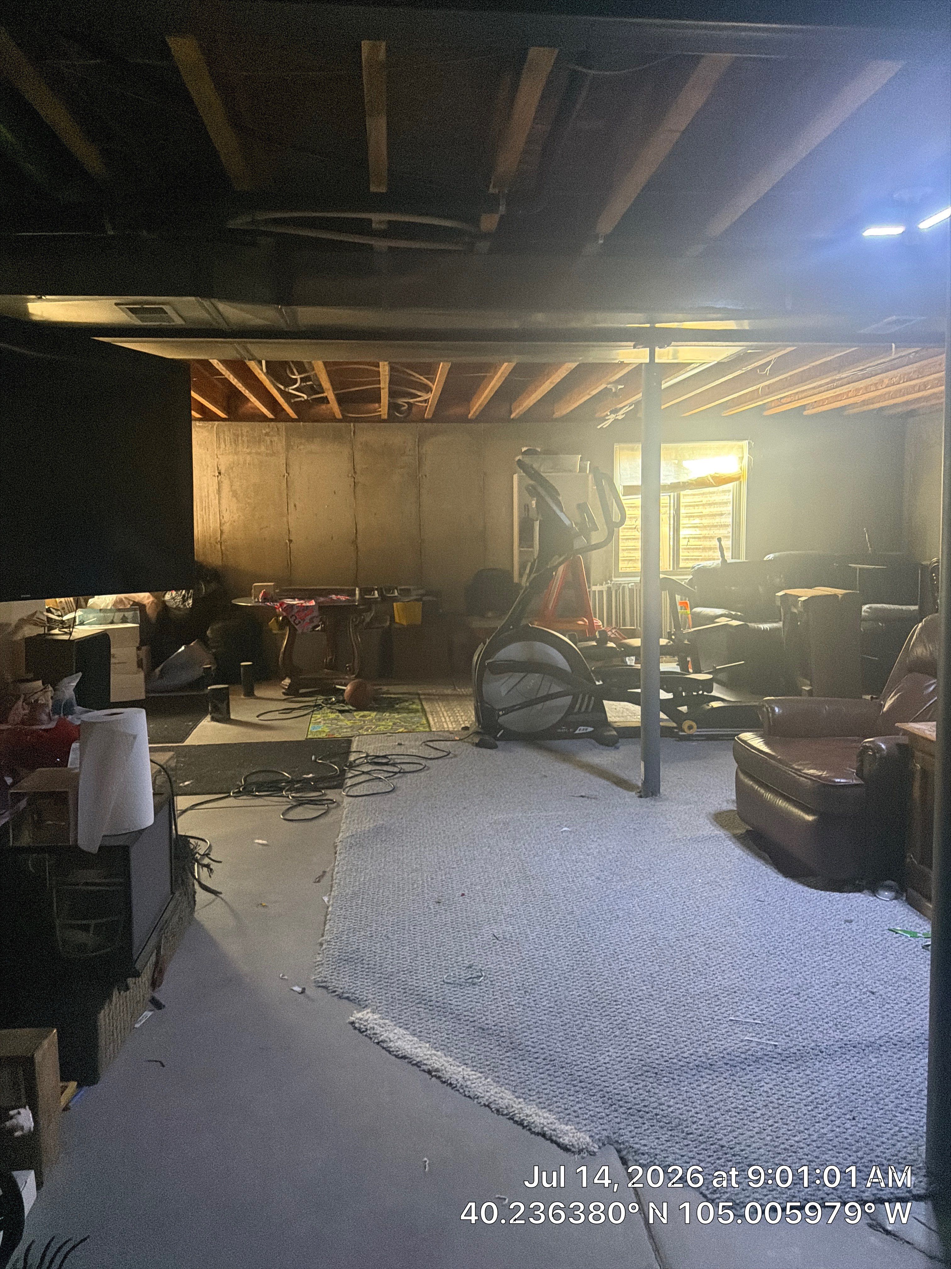 Mead Basement Remodel Site Prep and Mechanical Assessment by CompanyCam Sales Demo