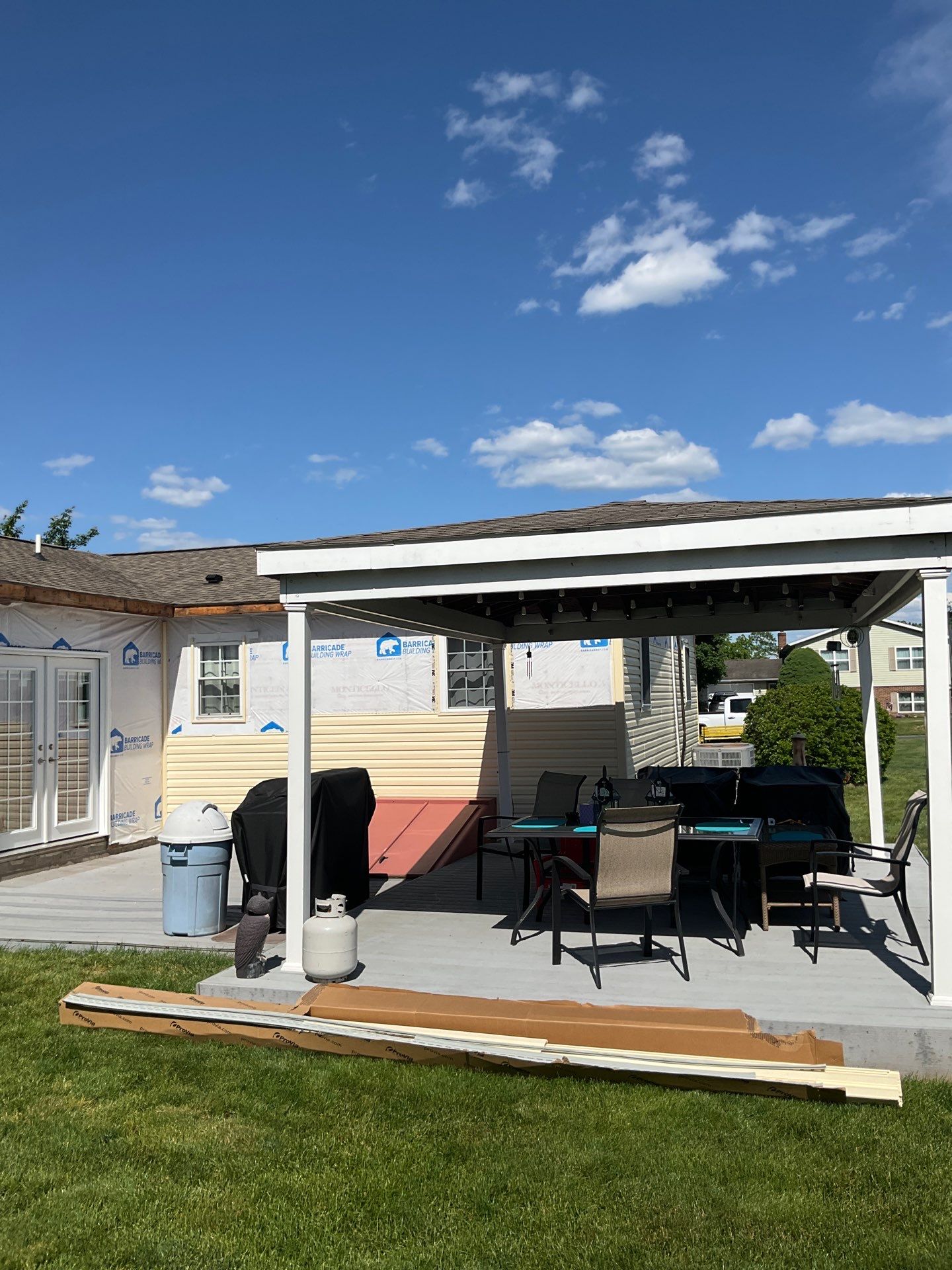 Halifax Vinyl Siding Replacement and French Door Installation by Esh Builders
