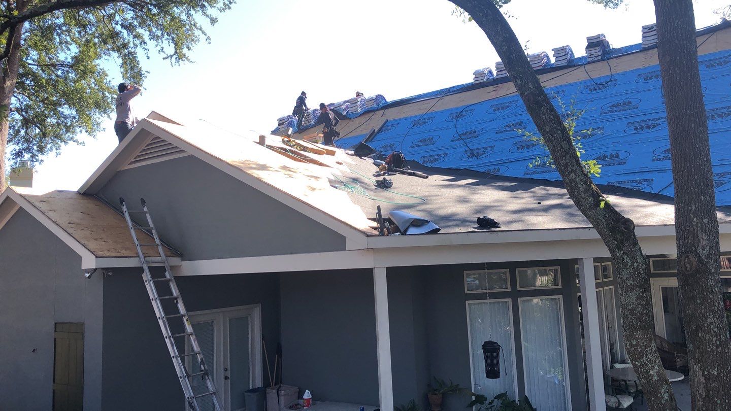 Residential Roofing Installation using Roof Replacement by American Roofing & Construction LLC